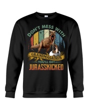 To Grandson and Granddaughter - Don't mess With Crewneck Sweatshirt tile