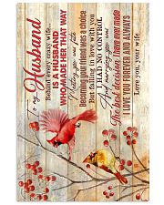 TO MY HUSBAND - CARDINAL - I LOVE YOU 16x24 Poster front