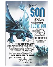 DAD TO SON 16x24 Poster front