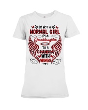 Angel Grandpa - I'm A Granddaughter To A Grandpa Premium Fit Ladies Tee tile