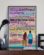 TO MY GIRLFRIEND - COUPLE - I LOVE YOU 16x24 Poster lifestyle-poster-2