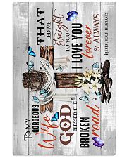 To My Wife - God Blessed The Broken Road - Poster 16x24 Poster front