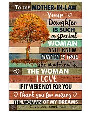 TO MY MOTHER-IN-LAW 16x24 Poster front