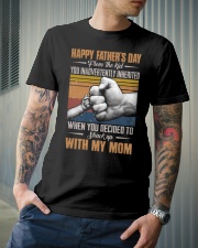 T-SHIRT - TO STEP DAD - HAPPY FATHER'S DAY Classic T-Shirt lifestyle-mens-crewneck-front-6