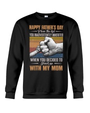 T-SHIRT - TO STEP DAD - HAPPY FATHER'S DAY Crewneck Sweatshirt tile