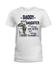 Daddy and daughter- Father's Day Ladies T-Shirt tile