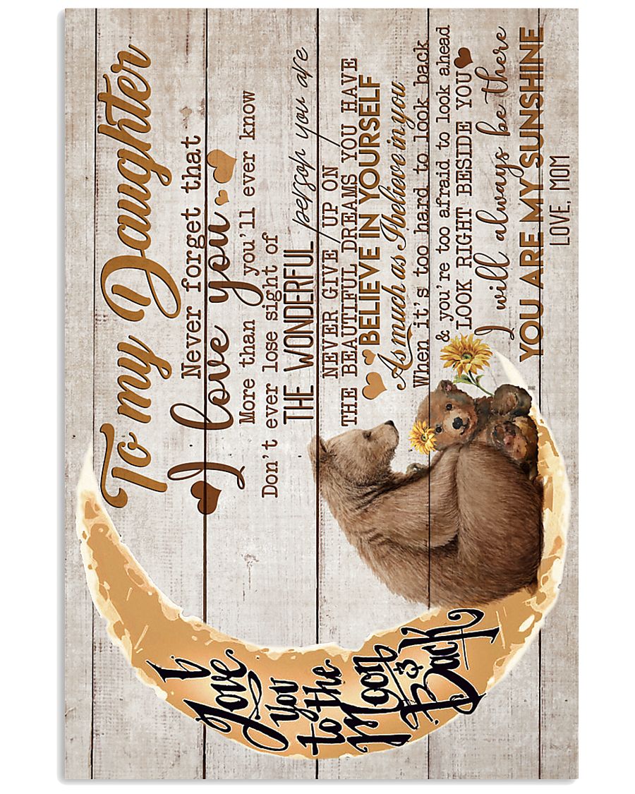 MOM TO DAUGHTER 16x24 Poster