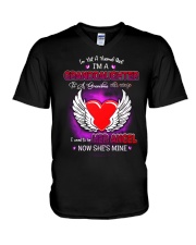 Angel Grandma - I Used To Be Her Angel V-Neck T-Shirt tile