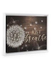 Just Breathe - Canvas Floating Framed Canvas Prints White tile