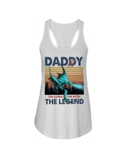 T-SHIRT - TO MY DAD - VINTAGE - DRAGON Ladies Flowy Tank tile