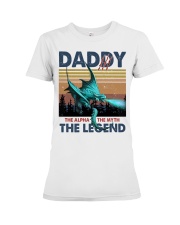 T-SHIRT - TO MY DAD - VINTAGE - DRAGON Premium Fit Ladies Tee tile