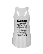 T-SHIRT - BLUE - FAVORITE DINOSAUR Ladies Flowy Tank tile