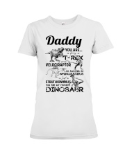 T-SHIRT - BLUE - FAVORITE DINOSAUR Premium Fit Ladies Tee tile