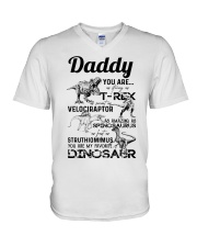 T-SHIRT - BLUE - FAVORITE DINOSAUR V-Neck T-Shirt tile
