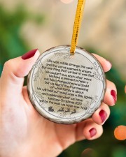 Christmas - Life Was A Little Strange This Year Circle ornament - single (porcelain) aos-circle-ornament-single-porcelain-lifestyles-09