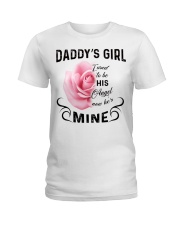 Daddy's girl- I used to be his angel now he's mine Ladies T-Shirt tile