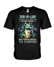 Son-in-law - Dragon - You Volunteered - T-Shirt V-Neck T-Shirt tile