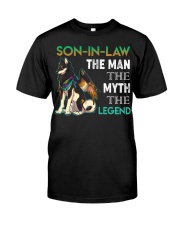 SON-IN-LAW - SHIBA - THE MAN THE MYTH THE LEGEND Classic T-Shirt front