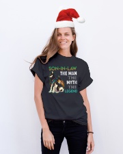 SON-IN-LAW - SHIBA - THE MAN THE MYTH THE LEGEND Classic T-Shirt lifestyle-holiday-crewneck-front-1