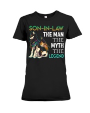 SON-IN-LAW - SHIBA - THE MAN THE MYTH THE LEGEND Premium Fit Ladies Tee thumbnail