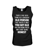 There is no such thing as a grouchy old person Unisex Tank tile