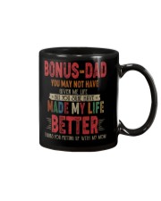 T-SHIRT - TO MY BONUS DAD - THANK YOU Mug tile