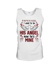Baby's girl- I Used To Be His Angel Now He's Mine Unisex Tank tile
