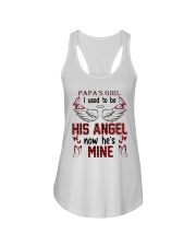 Baby's girl- I Used To Be His Angel Now He's Mine Ladies Flowy Tank tile