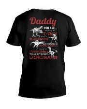 SAURUS - FATHER'S DAY FAMILY V-Neck T-Shirt tile