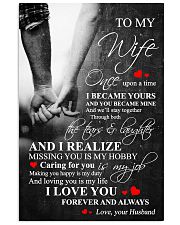 TO MY WIFE 16x24 Poster front