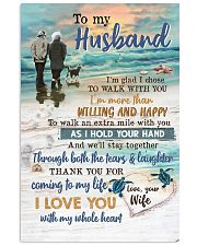TO MY HUSBAND - COUPLE - I LOVE YOU 16x24 Poster front