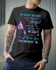 My Daddy- My hero- My guardian angel Classic T-Shirt lifestyle-mens-crewneck-front-6