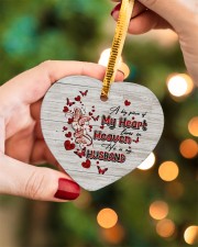 Angel Husband - Butterfly - A Big Piece Heart ornament - single (porcelain) aos-heart-ornament-single-porcelain-lifestyles-08