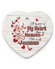 Angel Husband - Butterfly - A Big Piece Heart ornament - single (porcelain) front