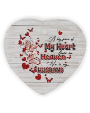 Angel Husband - Butterfly - A Big Piece Heart Ornament (Wood) tile