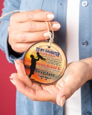 Christmas - You Will be Always Be Daddy's Little Circle ornament - single (porcelain) aos-circle-ornament-single-porcelain-lifestyles-01