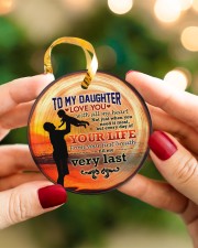 Christmas - You Will be Always Be Daddy's Little Circle ornament - single (porcelain) aos-circle-ornament-single-porcelain-lifestyles-08