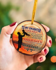 Christmas - You Will be Always Be Daddy's Little Circle ornament - single (porcelain) aos-circle-ornament-single-porcelain-lifestyles-09