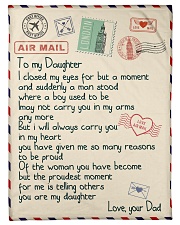 Gift For Daughter - Fleece Blanket Small Fleece Blanket - 30" x 40" front