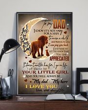 TO MY DAD - LION - YOU ARE APPRECIATED 16x24 Poster lifestyle-poster-2