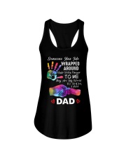 Dad And Daughter - Someone Has Me Wrapped Around Ladies Flowy Tank tile