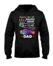 Dad And Daughter - Someone Has Me Wrapped Around Hooded Sweatshirt tile