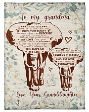 Granddaughter to Grandma - No Matter How Old You Fleece Blanket tile