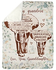 Granddaughter to Grandma - No Matter How Old You Sherpa Fleece Blanket tile
