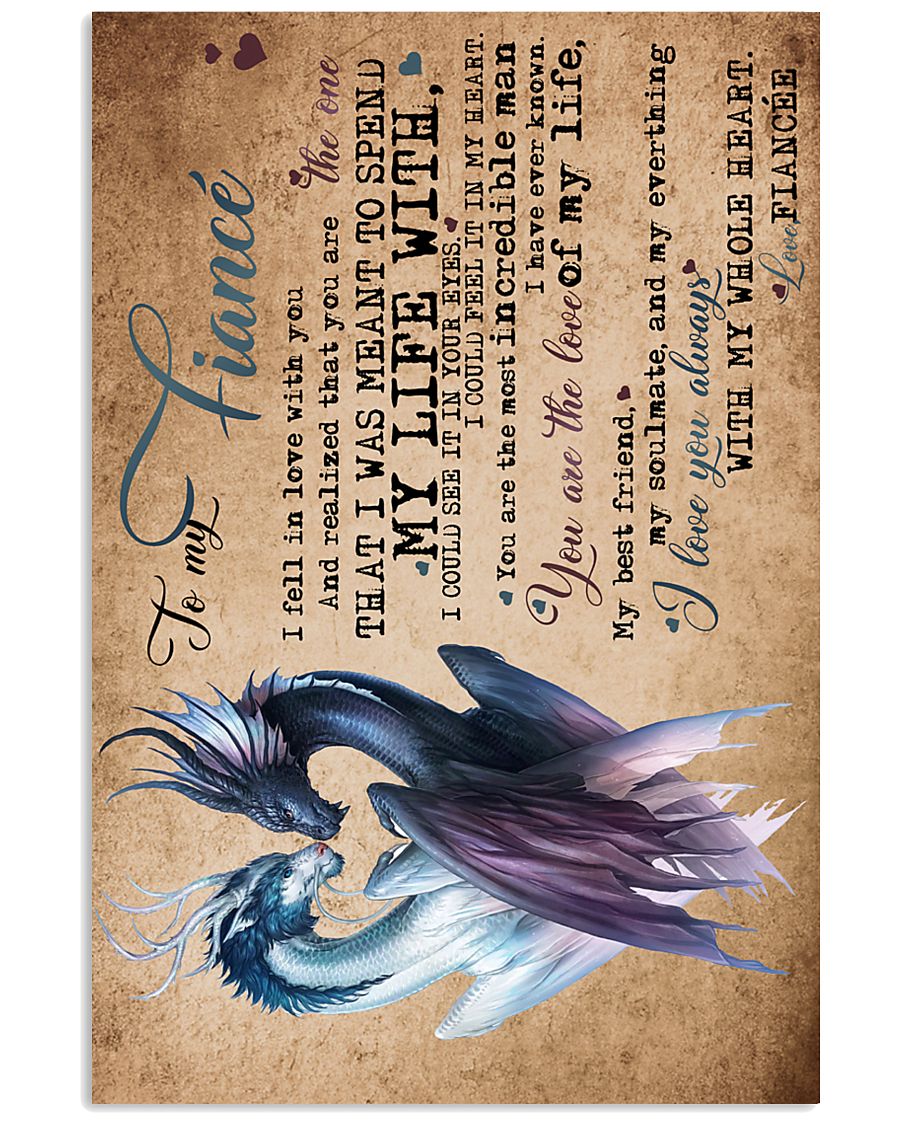 TO MY FIANCE 16x24 Poster
