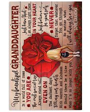 To Granddaughter - You Are The Most Special Rose 16x24 Poster front