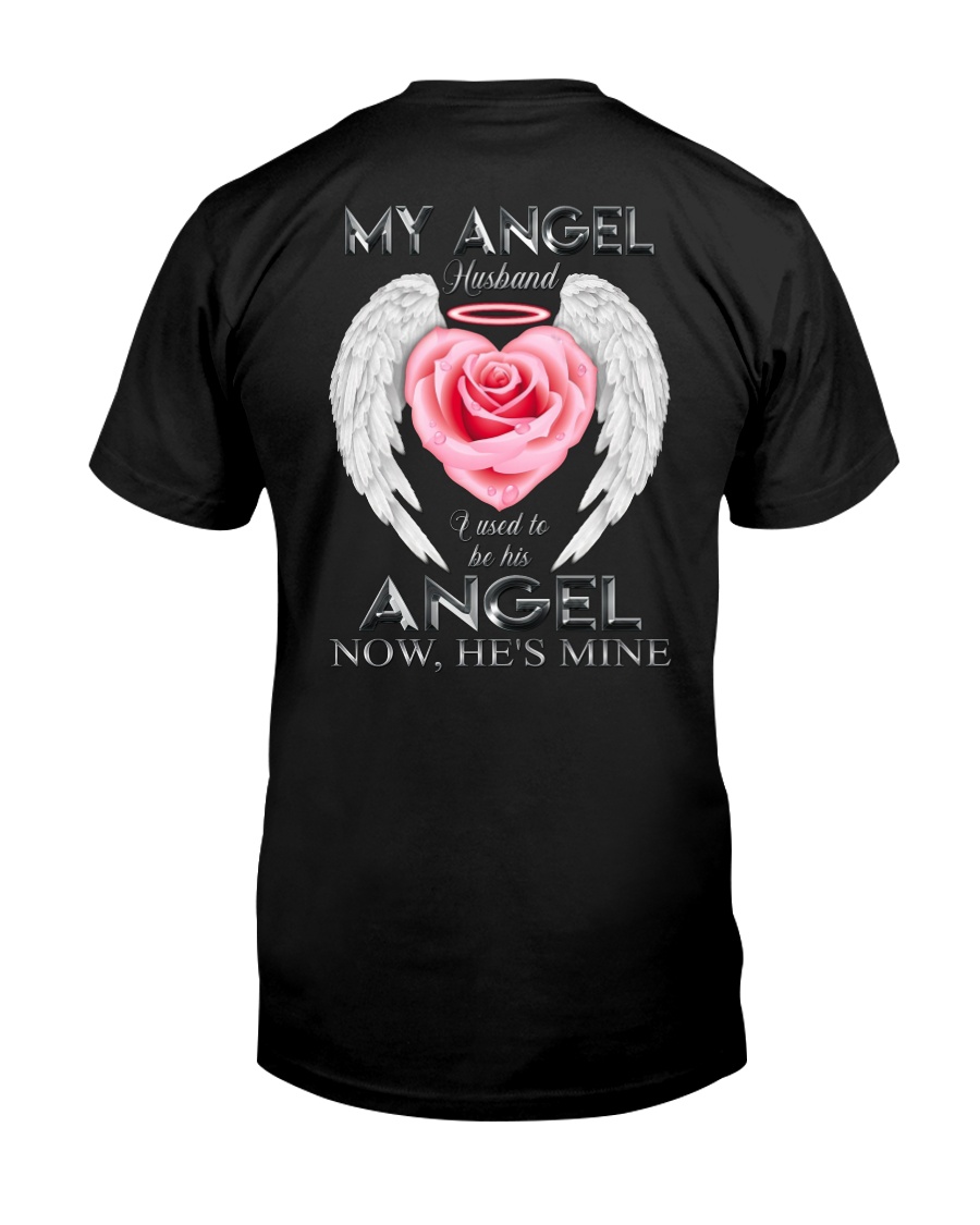 T-SHIRT - MY ANGEL HUSBAND - WINGS - HE'S MINE Classic T-Shirt