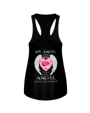 T-SHIRT - MY ANGEL HUSBAND - WINGS - HE'S MINE Ladies Flowy Tank thumbnail
