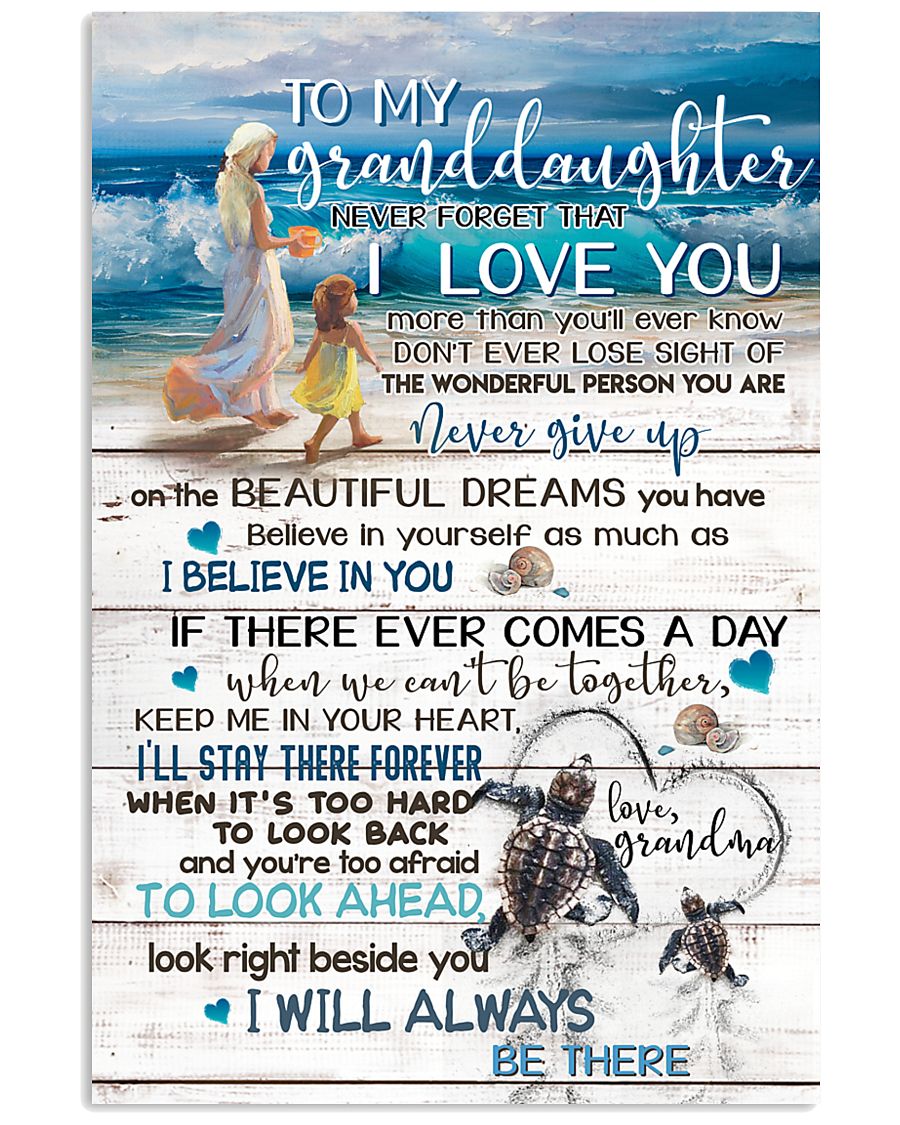 GRANDMA TO GRANDDAUGHTER 16x24 Poster