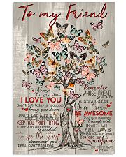 TO MY FRIEND 16x24 Poster front